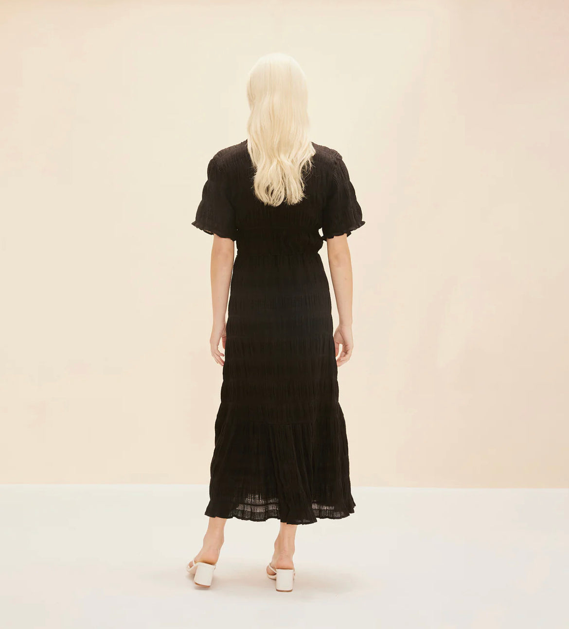 RUBY Mirella V-Neck Dress- Black