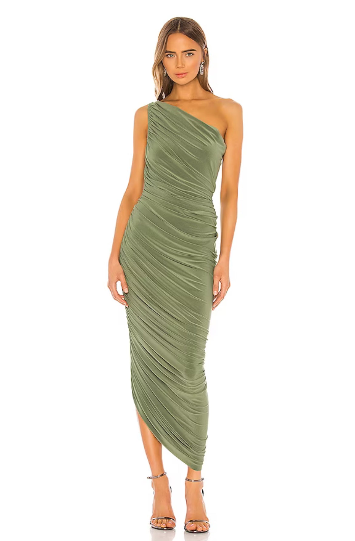 Norma Kamali - Diana Gown Khaki