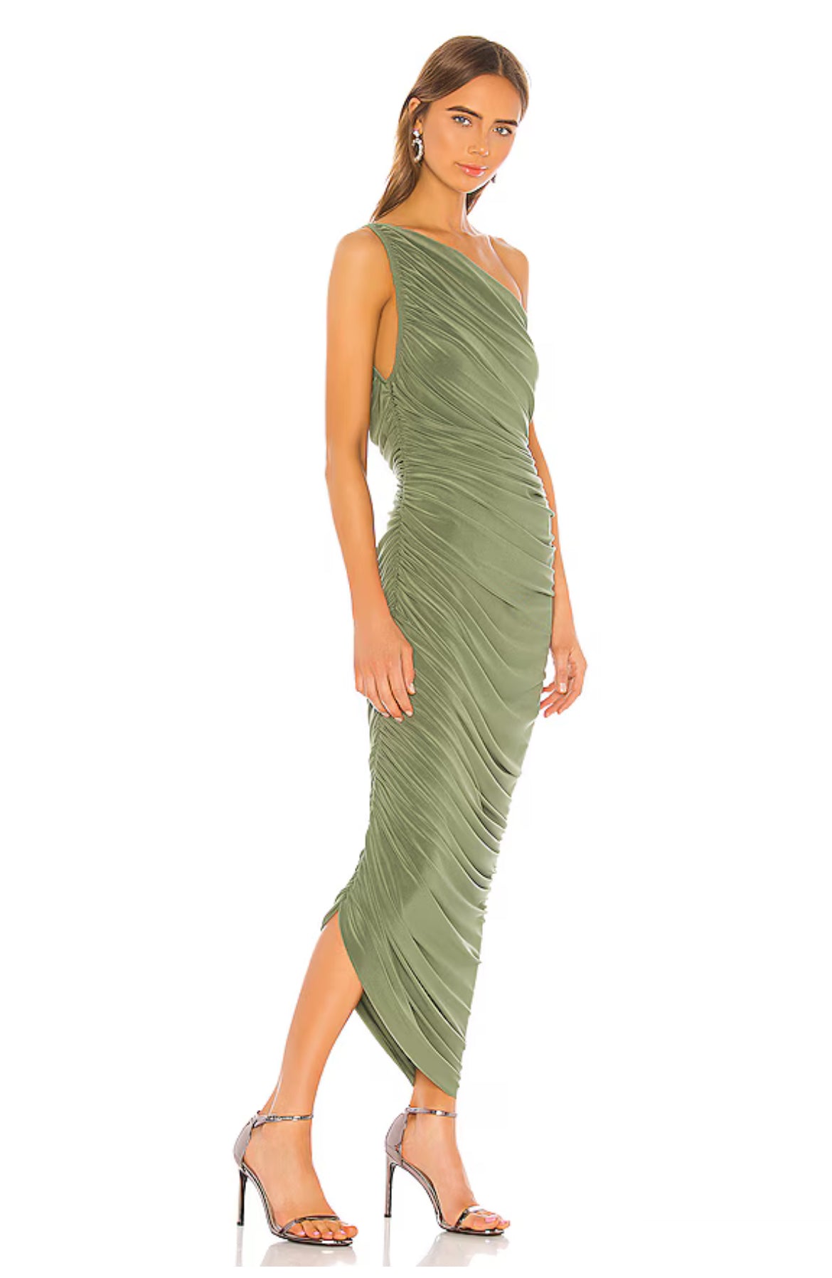 Norma Kamali - Diana Gown Khaki
