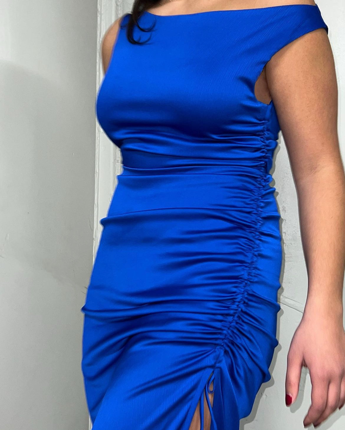 Liam- Ercolini Maxi Dress Electric Blue
