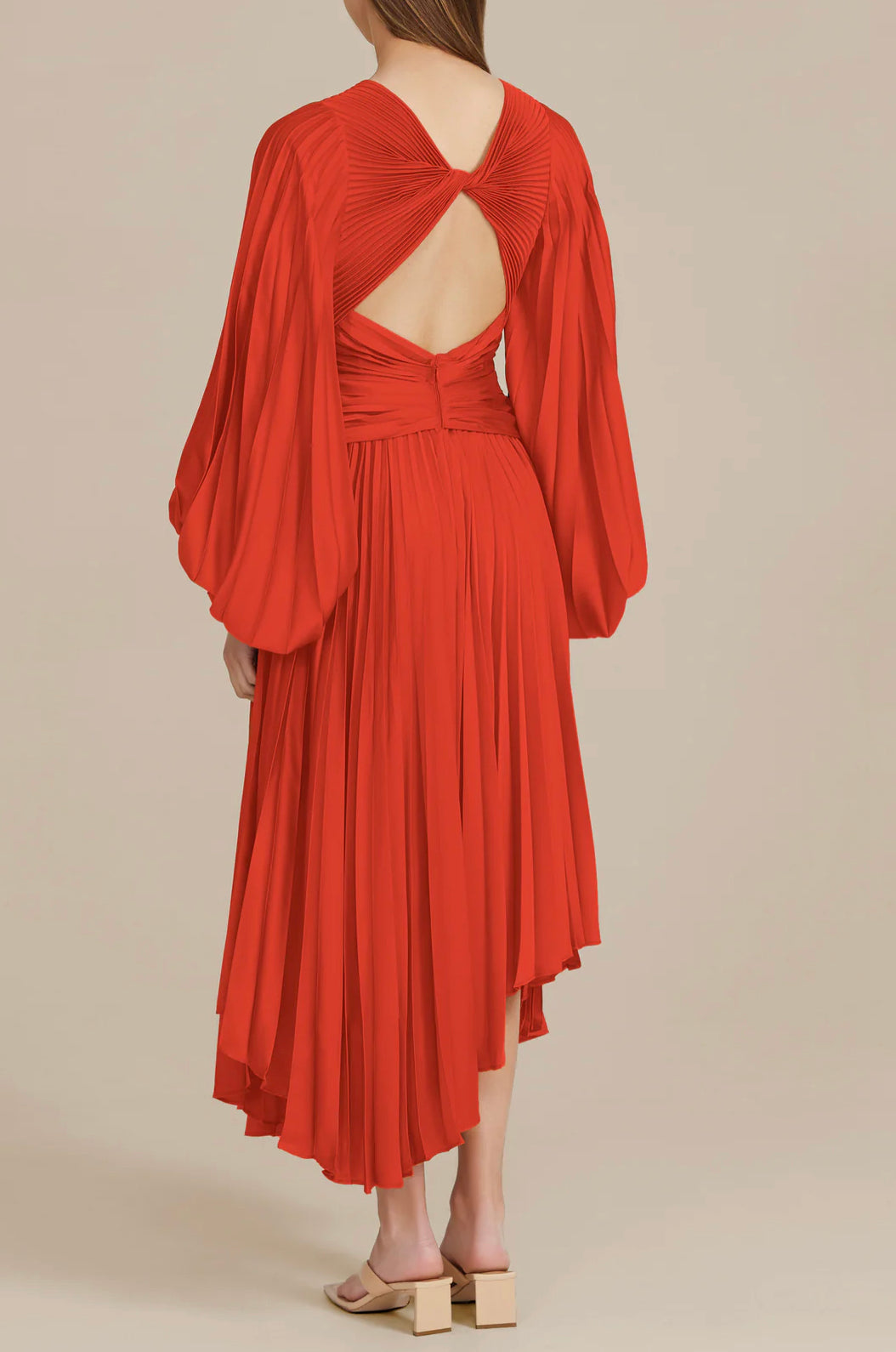 ACLER Palms Dress - Scarlet Red