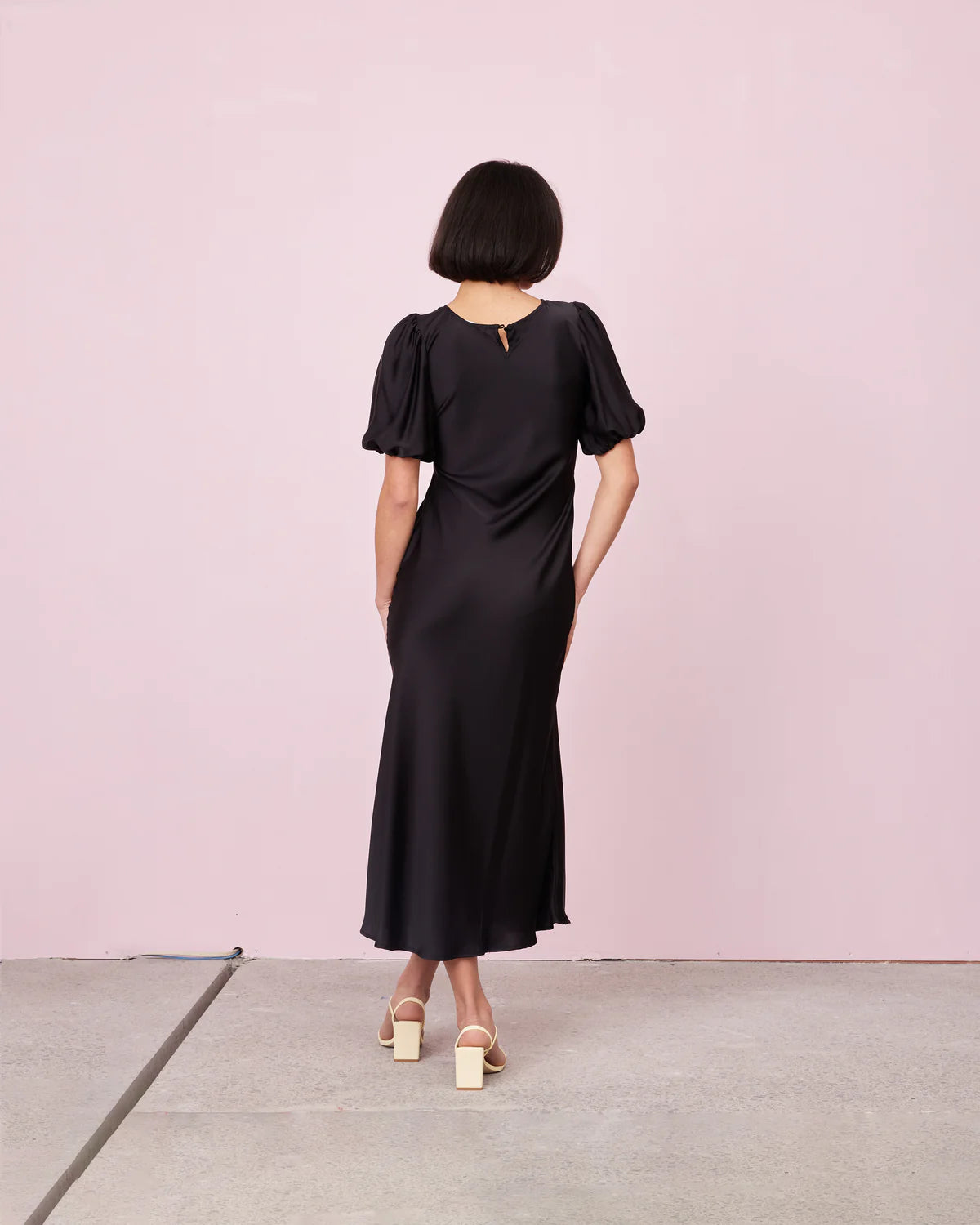 RUBY Kendall Satin Dress - Size 14