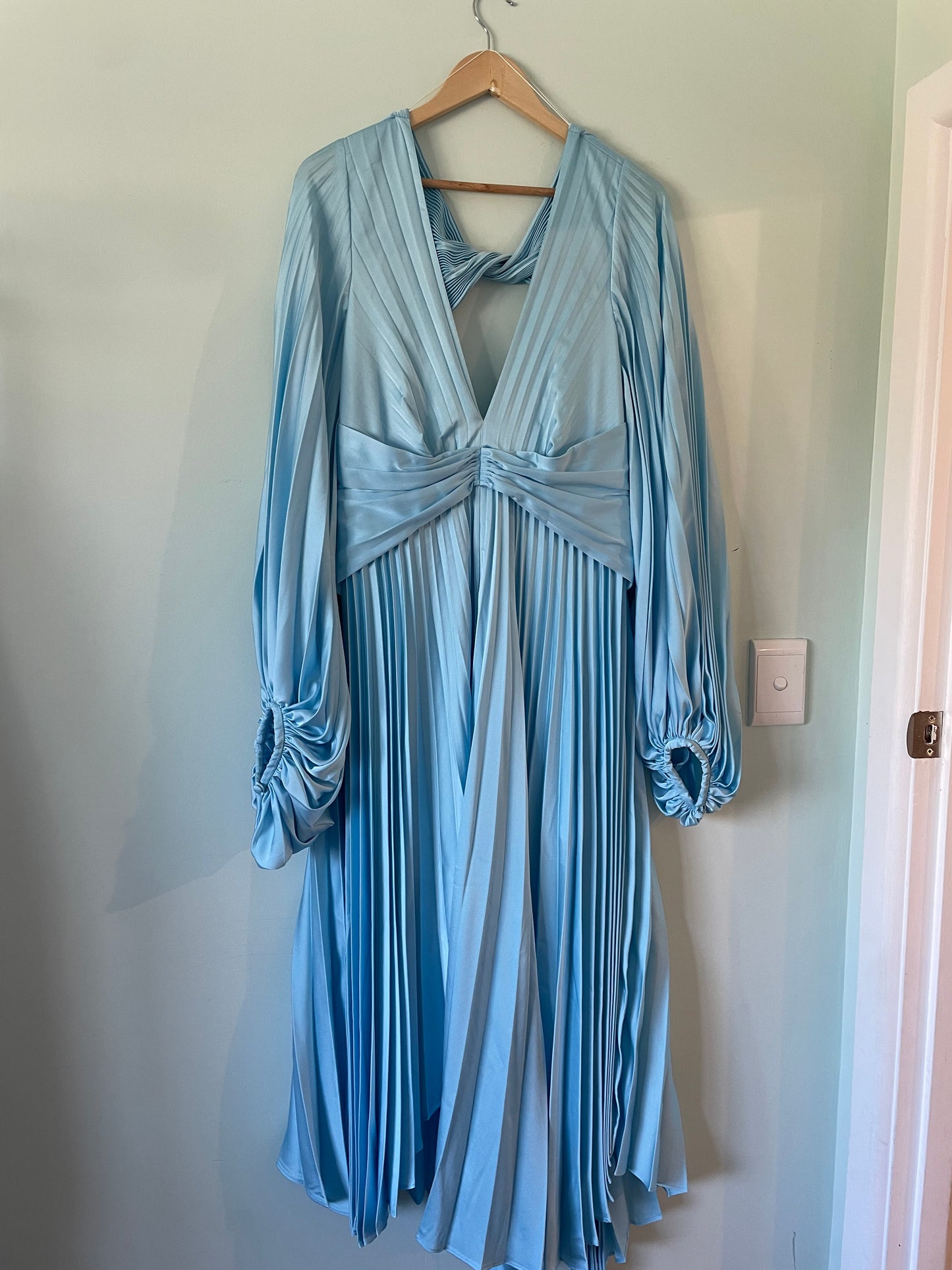 ACLER Palms Dress- Jewel Blue