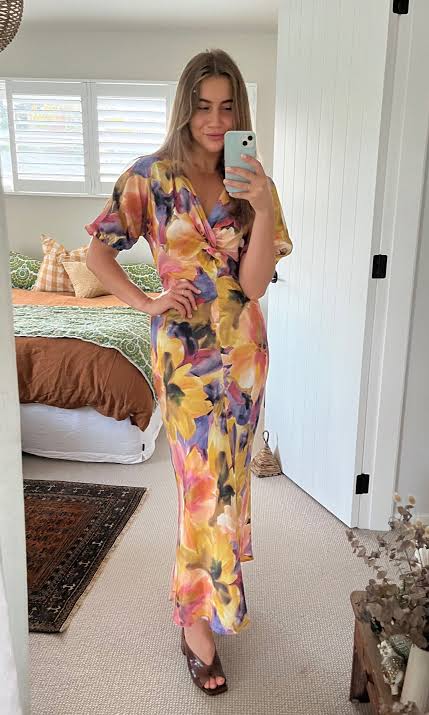 RUBY Maude Silk Dress -size 12