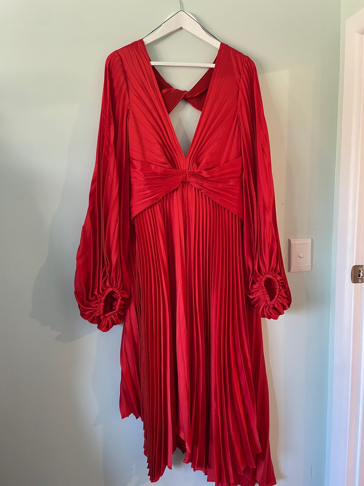 ACLER Palms Dress - Scarlet Red