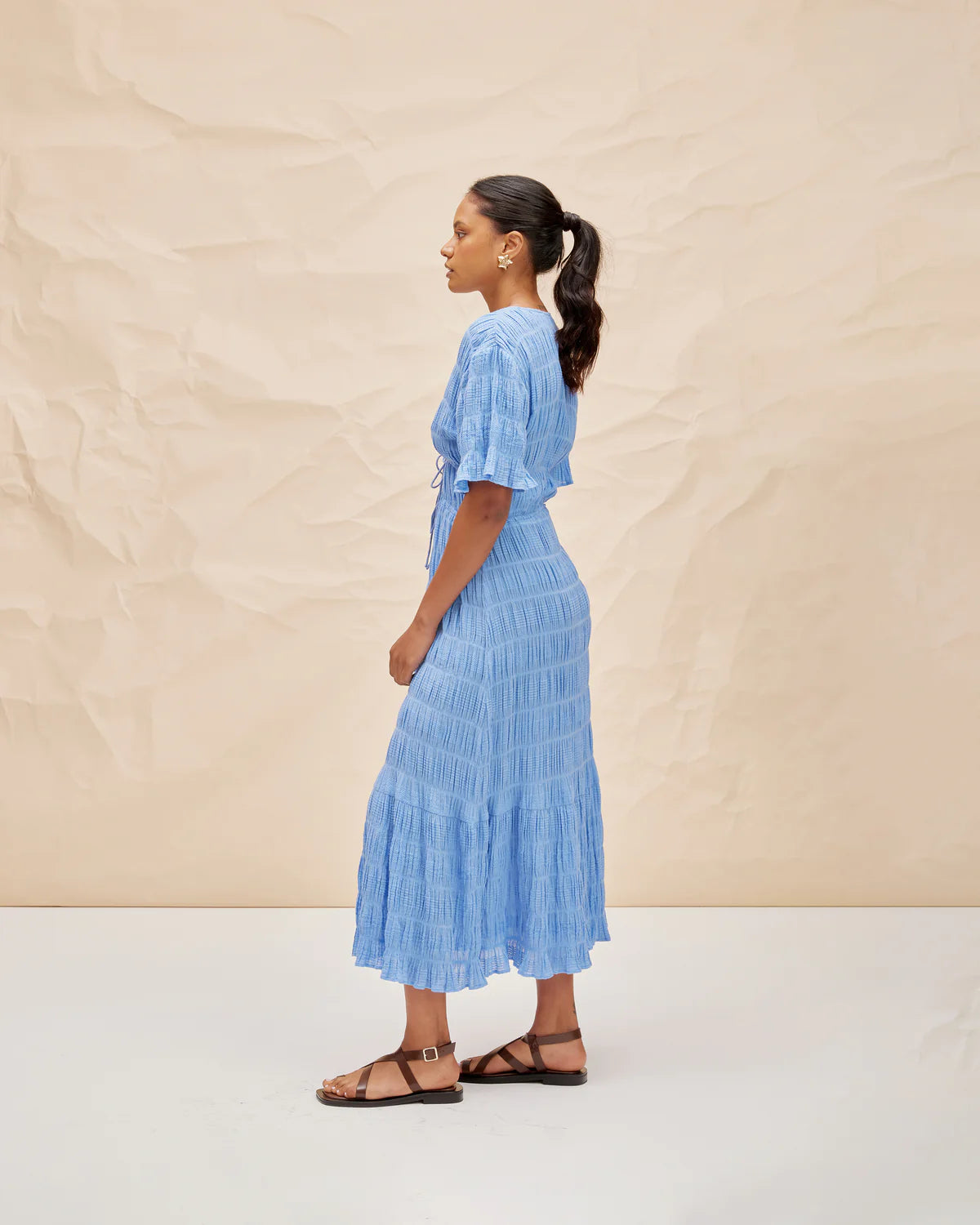 RUBY Mirella Prairie Dress- Cornflower