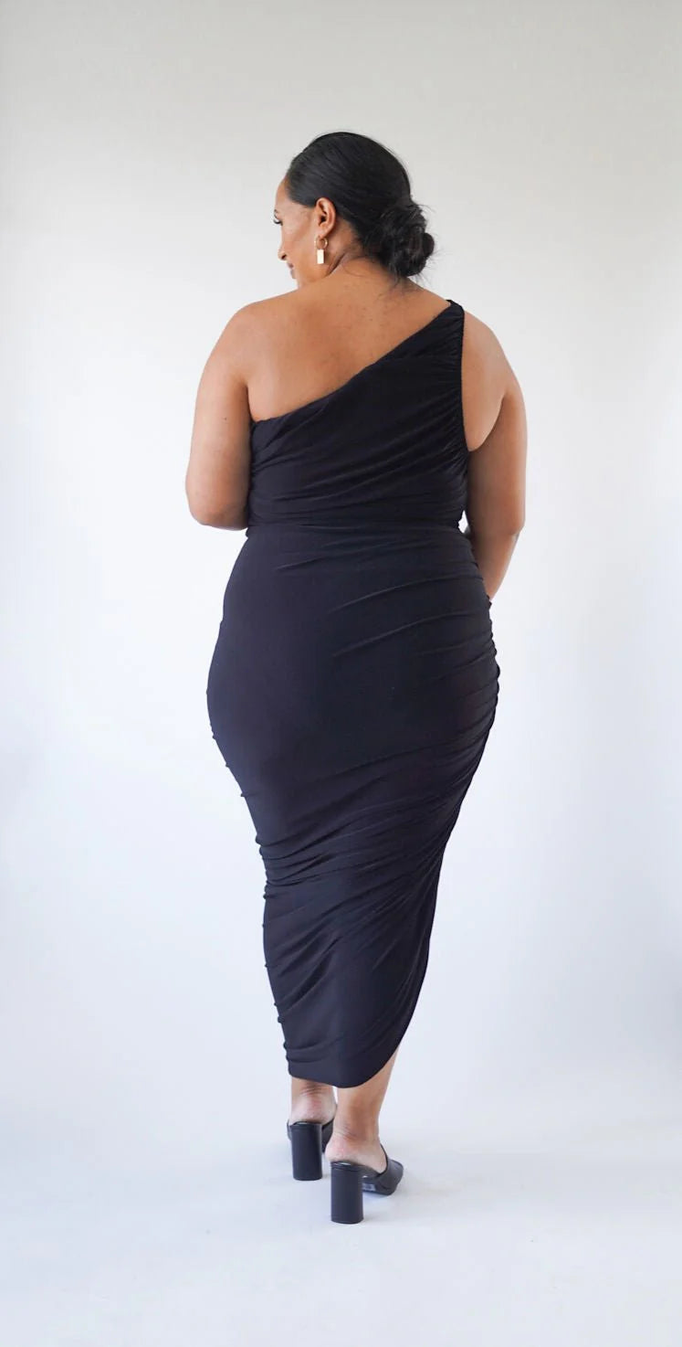 Norma Kamali Diana Dress - Black