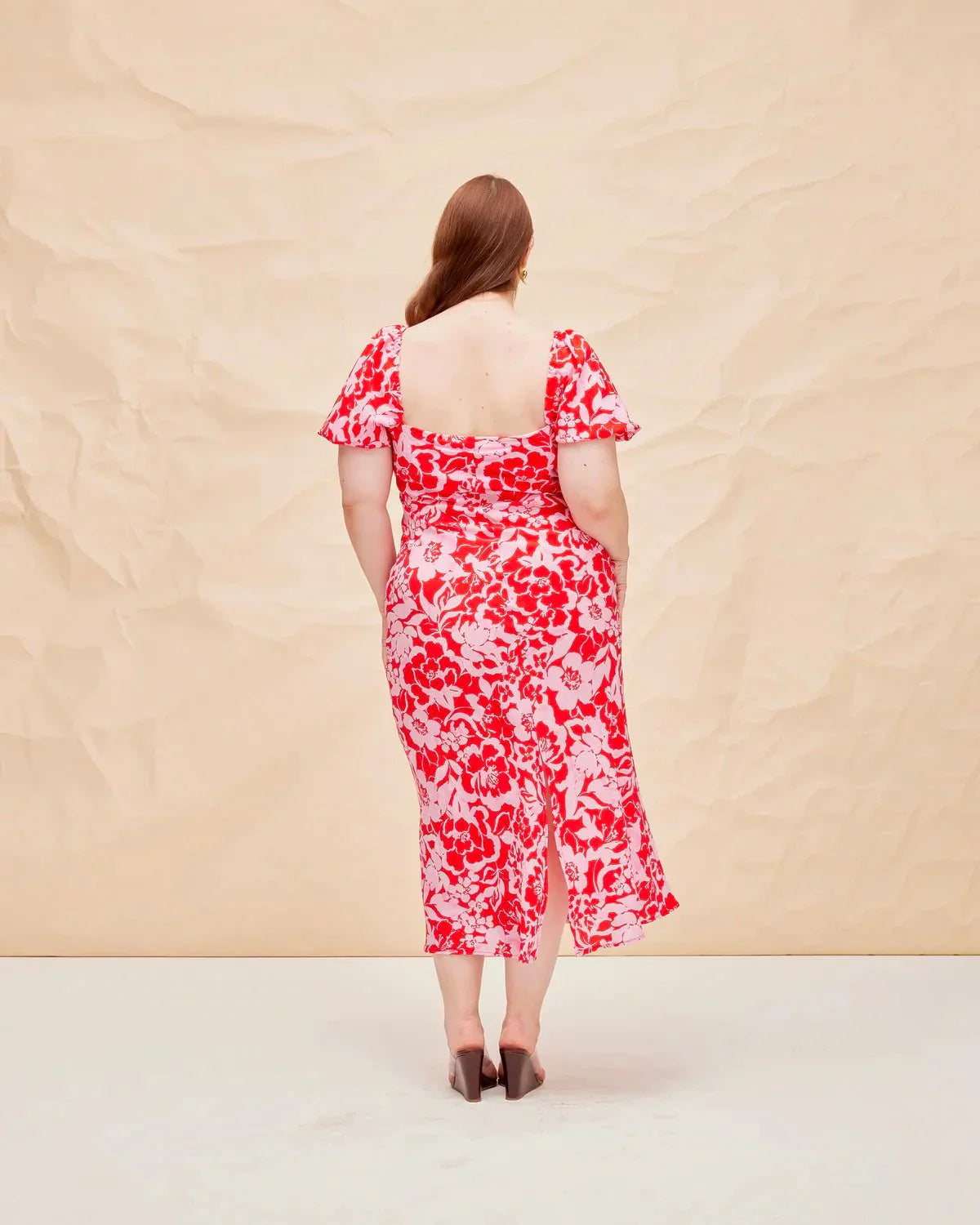 RUBY Bobbi Silk Midi Dress Size 20