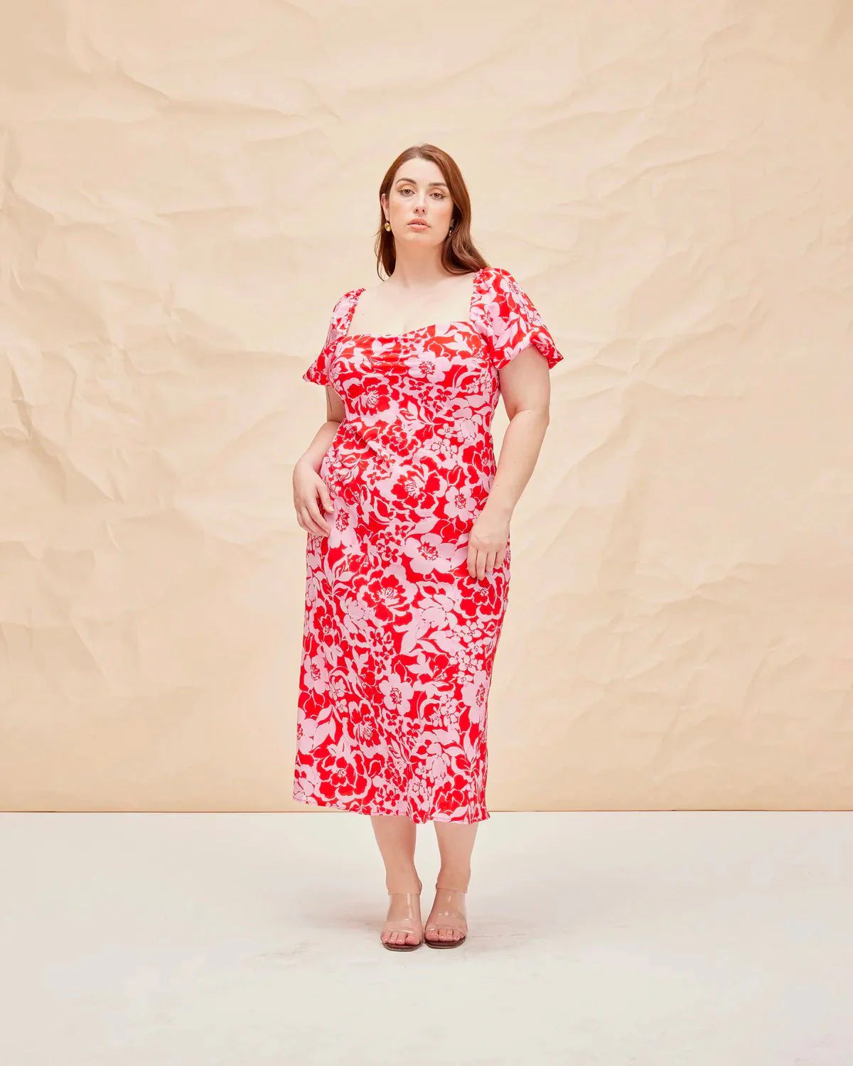 RUBY Bobbi Silk Midi Dress