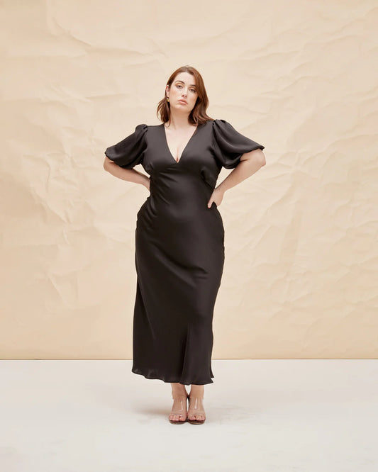RUBY Uma satin dress