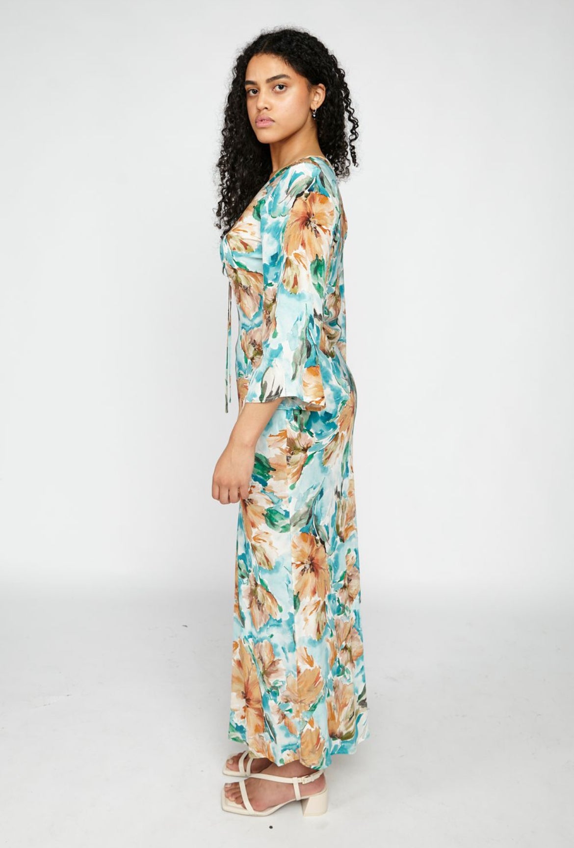 Ruby August silk midi