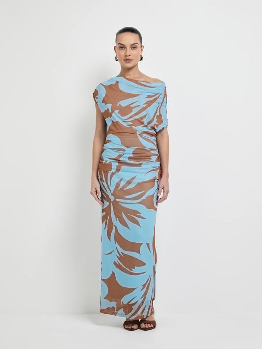 SERENE TROPICAL DRESS